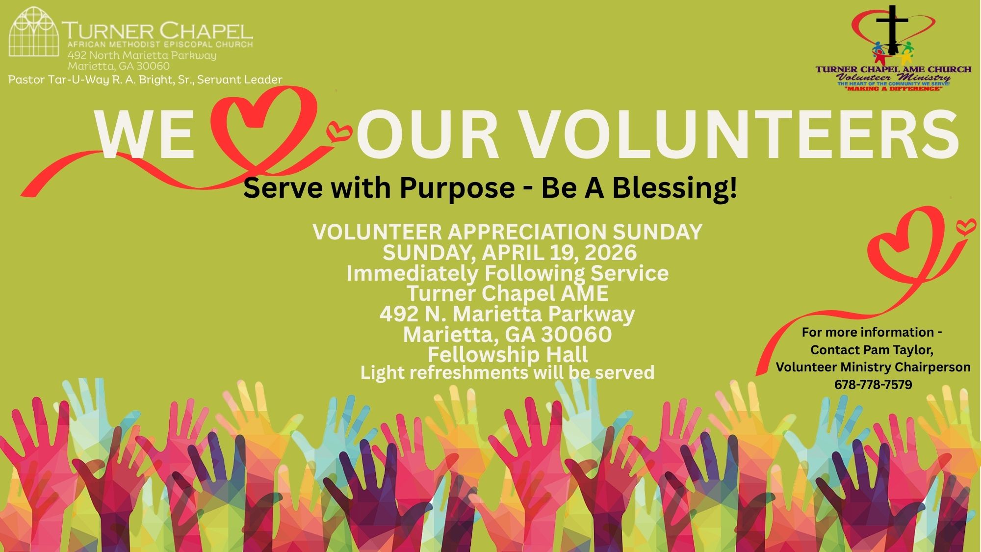 Volunteer Appreciation Sunday